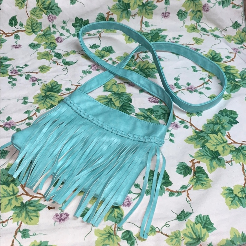 cute fringe detail crossbody strap purse
